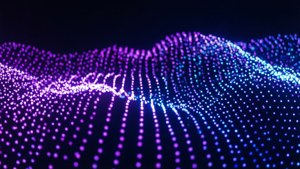 Neon Dot Trails