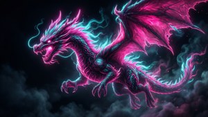 Neon Dragon Flight