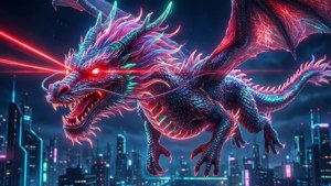 Neon Dragon Laser