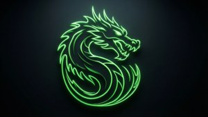Neon Dragon Minimal
