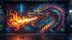 Neon Dragon Shutter