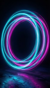 Neon Dual Rings