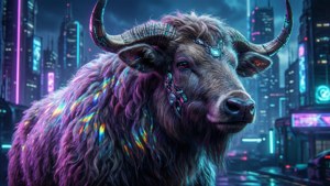 Neon Dubwool Cyberpunk