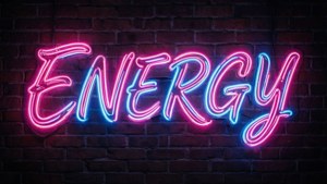 Neon Energy Sign