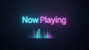 Neon Equalizer Now Playing
