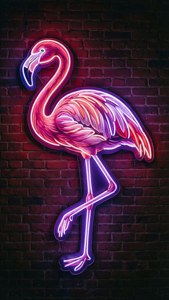 Neon Flamingo