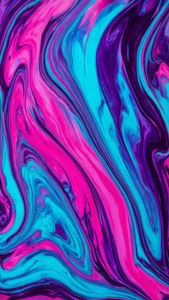 Neon Fluid Layers