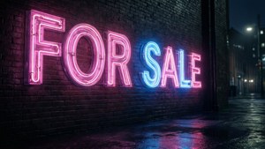 Neon For Sale Sign