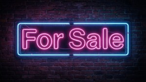 Neon For Sale Sign