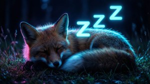 Neon Fox Sleep