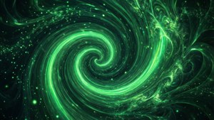 Neon Fractal Swirl