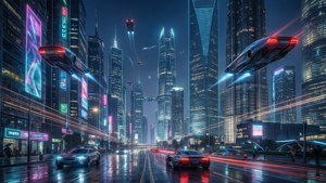 Neon Futuristic City