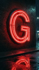 Neon G Sign