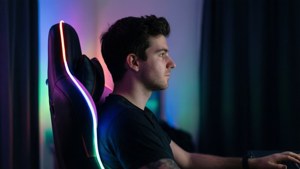 Neon Gamer Throne