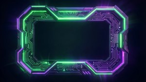 Neon Gaming Frame