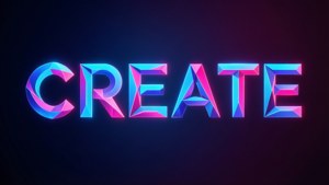 Neon Geometric CREATE