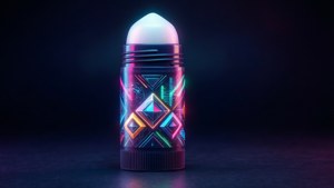 Neon Geometric Deodorant