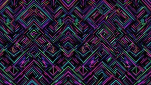Neon Geometric Energy