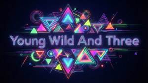 Neon Geometric Quote