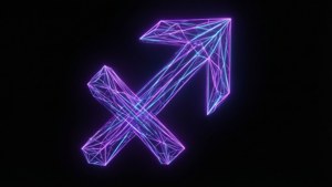 Neon Geometric Sagittarius