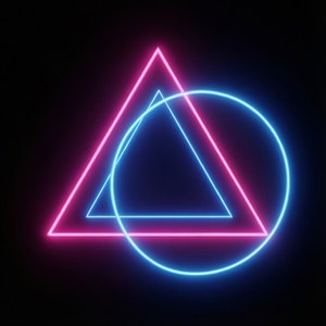 Neon Geometric Shapes