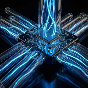 Neon Glass Circuit