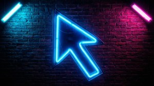 Neon Glow Arrow