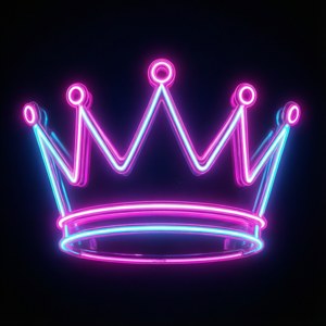 Neon Glow Crown