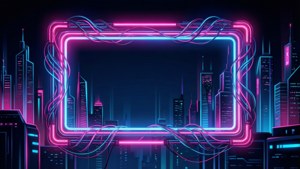Neon Glow Frame