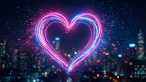 Neon Glow Heart