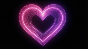Neon Glow Heart