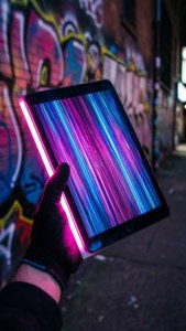 Neon Graffiti Night
