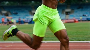 Neon Green Athletic Shorts