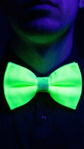 Neon Green Bowtie Glow