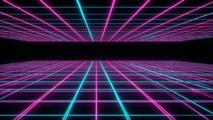 Neon Grid Synthwave