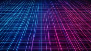 Neon Grid Transition