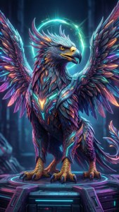 Neon Griffin Sci-Fi