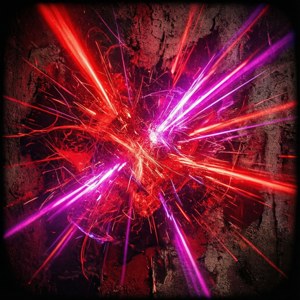 Neon Grunge Light Burst