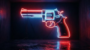 Neon Gun Sign