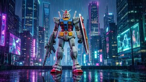 Neon Gundam City