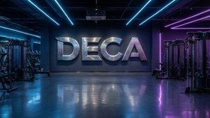Neon Gym Deca Logo