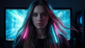 Neon Hair Glow