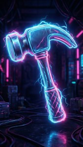 Neon Hammer Cyberpunk