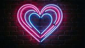 Neon Heart Glow