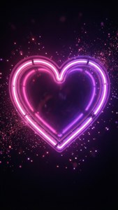 Neon Heart Glow