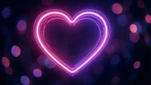 Neon Heart Glow