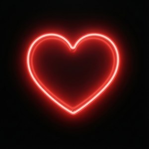 Neon Heart Glow