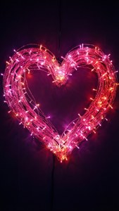 Neon Heart Lights