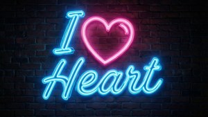Neon Heart Night
