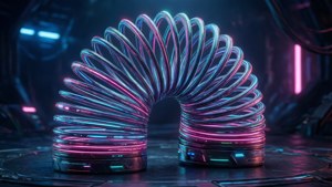 Neon Helix Slinky